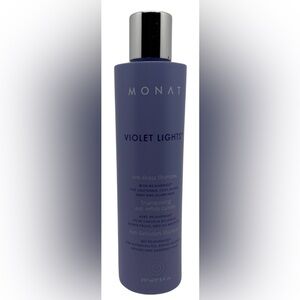 Monat Violet Lights Anti-Brass Shampoo Cleanses & Neutralizes Brassy Tones NWT
